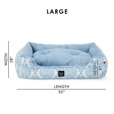 Nicole Miller New York Pet Mod Damask Plushy Bolster Bed