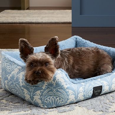 Nicole Miller New York Pet Mod Damask Plushy Bolster Bed