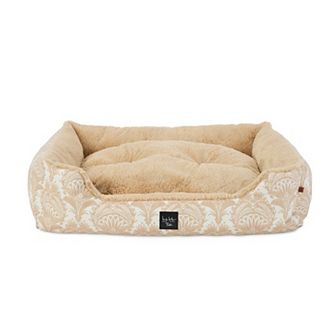 Nicole Miller New York Pet Mod Damask Plushy Bolster Bed