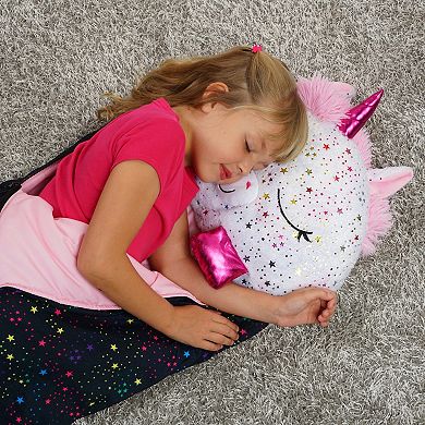 Jay@Play Happy Nappers Shimmer Unicorn Pillow & Sleepy Sack