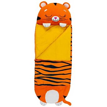 Jay@Play Happy Nappers: Medium 2-in-1 Pillow & Sleepy Sack - Tiger Tobi