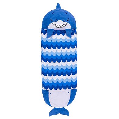 Jay@Play Happy Nappers Medium Blue Shark Pillow & Sleepy Sack