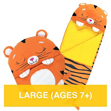 Jay@Play Happy Nappers Tiger Tobi Pillow & Sleepy Sack