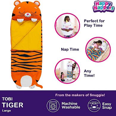 Jay@Play Happy Nappers Tiger Tobi Pillow & Sleepy Sack