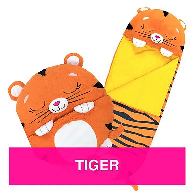 Jay@Play Happy Nappers Tiger Tobi Pillow & Sleepy Sack