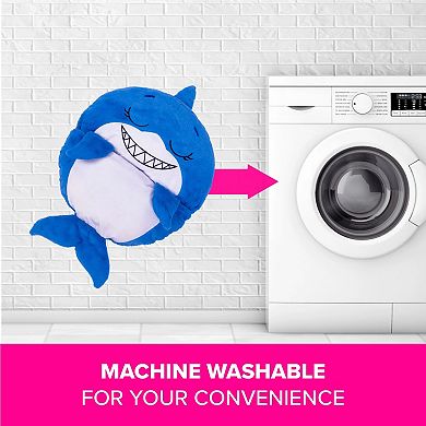 Jay@Play Happy Nappers Large Blue Shark Pillow & Sleepy Sack