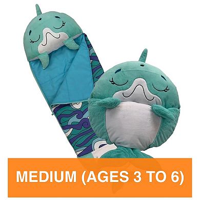 Jay@Play Happy Nappers Dolphin Disco Pillow & Sleepy Sack