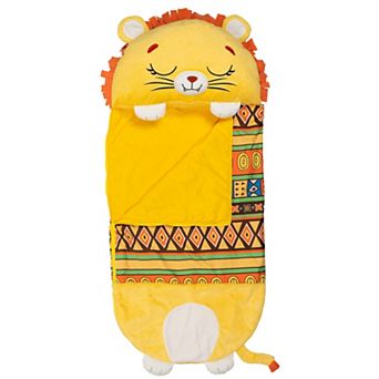Jay@Play Happy Nappers: Medium 2-in-1 Pillow & Sleepy Sack - Lion Lex