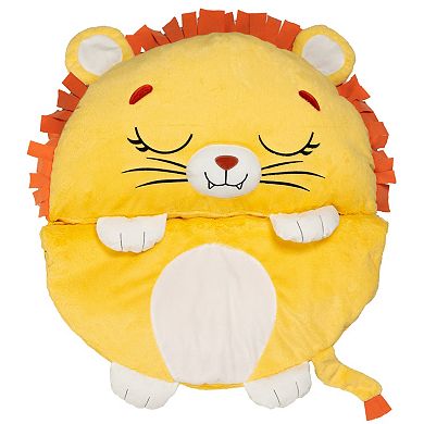 Jay@Play Happy Nappers: Medium 2-in-1 Pillow & Sleepy Sack - Lion Lex