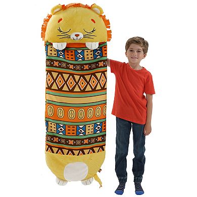 Jay@Play Happy Nappers: Medium 2-in-1 Pillow & Sleepy Sack - Lion Lex