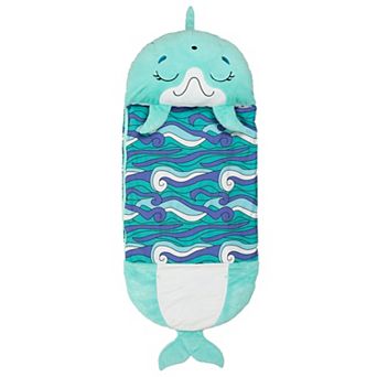 Jay@Play Happy Nappers: Large 2-in-1 Pillow & Sleepy Sack - Dolphin Disco
