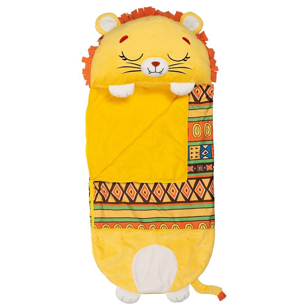 Jay@Play Happy Nappers: Large 2-in-1 Pillow & Sleepy Sack - Lion Lex
