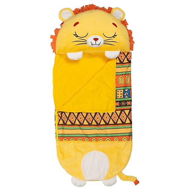 Jay@Play Happy Nappers: Large 2-in-1 Pillow & Sleepy Sack - Lion Lex