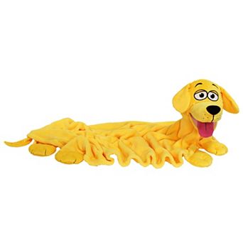 Jay@Play Cuddleuppets: 2-in-1 Plush Puppet & Blanket - Dog Yellow Dog
