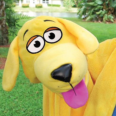 Jay@Play Cuddleuppets: 2-in-1 Plush Puppet & Blanket - Dog Yellow Dog