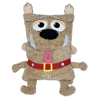 Jay@Play Shamzees: Plush Kids Eating Friend Pillow Cover - Brown Dog