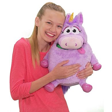 Jay@Play Tummy Stuffers: Storage Plush Toy - Purple Unicorn