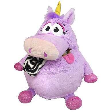 Jay@Play Tummy Stuffers: Storage Plush Toy - Purple Unicorn