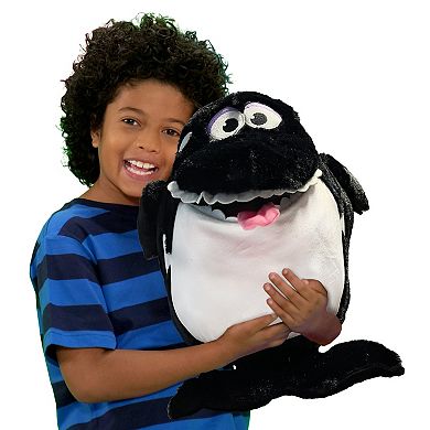 Jay@Play Tummy Stuffers: Storage Plush Toy - Black & White Shark