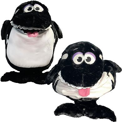 Jay@Play Tummy Stuffers: Storage Plush Toy - Black & White Shark