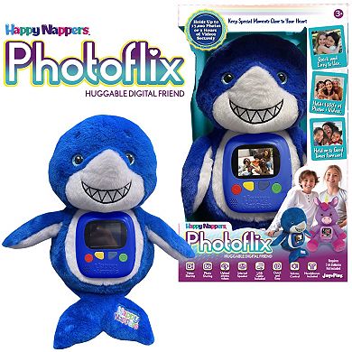 Jay@Play Happy Nappers: Photoflix Plush Photo & Video Viewer - Max Blue Shark