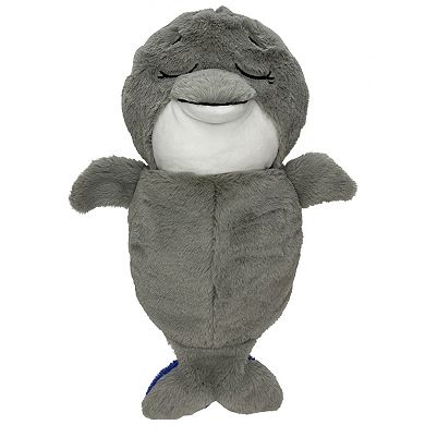 Jay@Play FlipaZoo: 2-in-1 Upside Down Inside Out Animal Plush - Shark to Dolphin