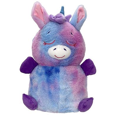 Jay@Play FlipaZoo: 2-in-1 Upside Down Inside Out Animal Plush - Pink Cat to Rainbow Unicorn