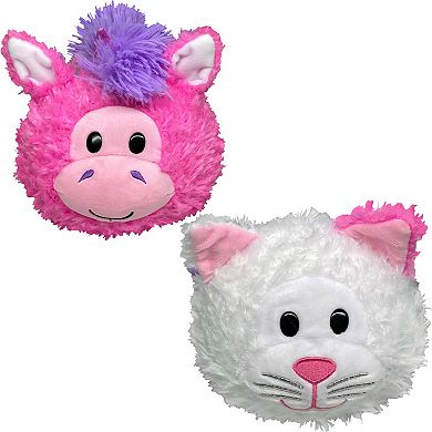 Jay@Play FlipaZoo: Magic Tails 2-in-1 Animal Plush - Pink Unicorn to White Cat