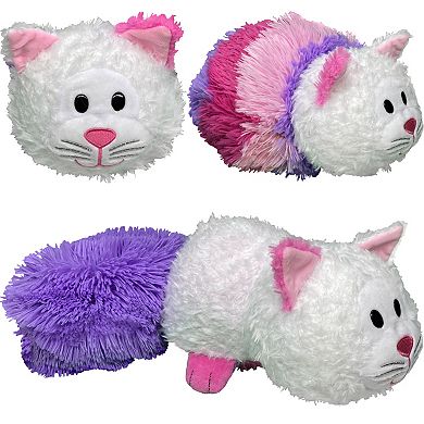 Jay@Play FlipaZoo: Magic Tails 2-in-1 Animal Plush - Pink Unicorn to White Cat