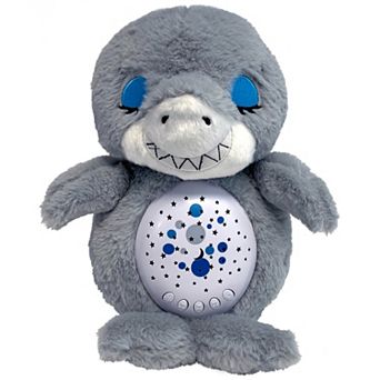 Jay@Play Happy Nappers: Lullabrites Sweet Dreams Lights & Sounds Animal Plush - Grey & Blue Shark