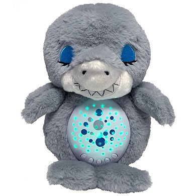 Jay@Play Happy Nappers: Lullabrites Sweet Dreams Lights & Sounds Animal Plush - Grey & Blue Shark