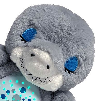 Jay@Play Happy Nappers: Lullabrites Sweet Dreams Lights & Sounds Animal Plush - Grey & Blue Shark