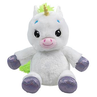 Jay@Play Happy Nappers: Lullabrites Musical Light-Up Bedtime Plush - White & Green Unicorn
