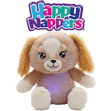 Jay@Play Happy Nappers: Lullabrites Musical Light-Up Bedtime Plush - Brown Dog