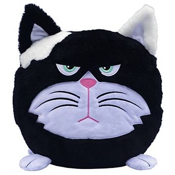 Jay@Play Hangry Petz: Animal Plush Squeeze Tummy for Sounds - Bella Black Cat