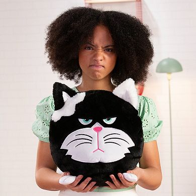 Jay@Play Hangry Petz: Animal Plush Squeeze Tummy for Sounds - Bella Black Cat