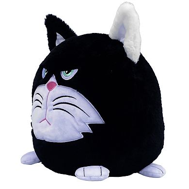 Jay@Play Hangry Petz: Animal Plush Squeeze Tummy for Sounds - Bella Black Cat
