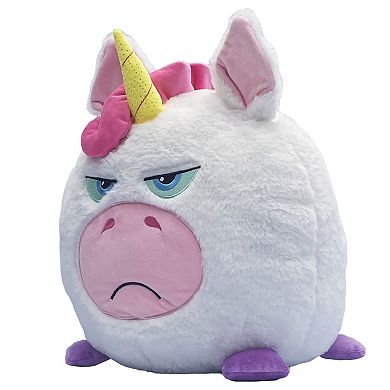 Jay@Play Hangry Petz: Animal Plush Squeeze Tummy for Sounds - Luna Unicorn