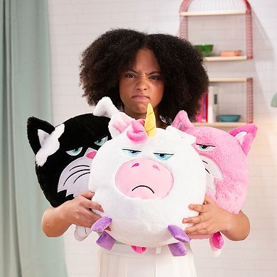 Jay@Play Hangry Petz: Animal Plush Squeeze Tummy for Sounds - Luna Unicorn