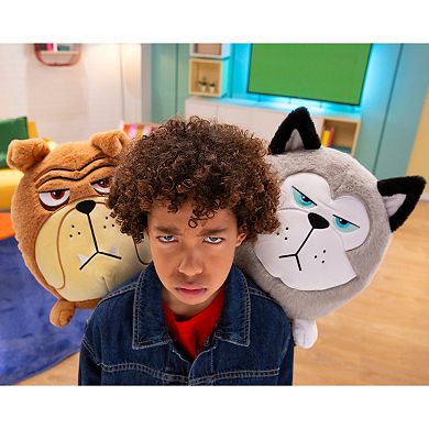 Jay@Play Hangry Petz: Animal Plush Squeeze Tummy for Sounds - Charlie Bulldog