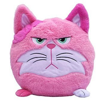 Jay@Play Hangry Petz: Animal Plush Squeeze Tummy for Sounds - Lucy Pink Cat