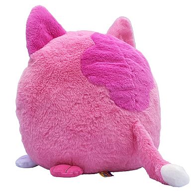 Jay@Play Hangry Petz: Animal Plush Squeeze Tummy for Sounds - Lucy Pink Cat