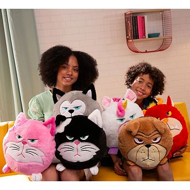 Jay@Play Hangry Petz: Animal Plush Squeeze Tummy for Sounds - Lucy Pink Cat