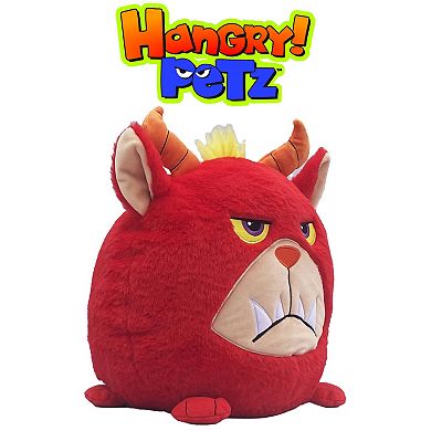 Jay@Play Hangry Petz: Animal Plush Squeeze Tummy for Sounds - Rogue Monster