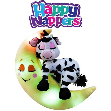 Jay@Play Happpy Nappers: Lullabrites Lights & Sounds Plush Moon Pet - Cow