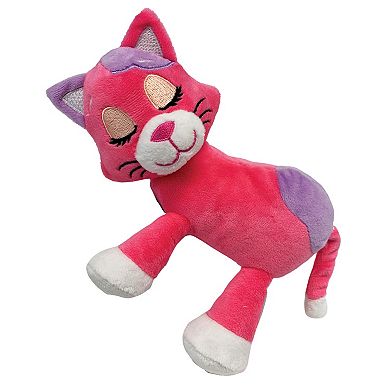 Jay@Play Happpy Nappers: Lullabrites Lights & Sounds Plush Moon Pet - Pink Cat