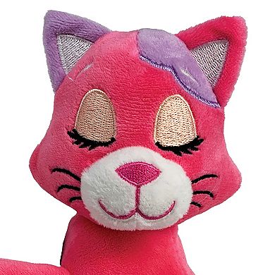 Jay@Play Happpy Nappers: Lullabrites Lights & Sounds Plush Moon Pet - Pink Cat