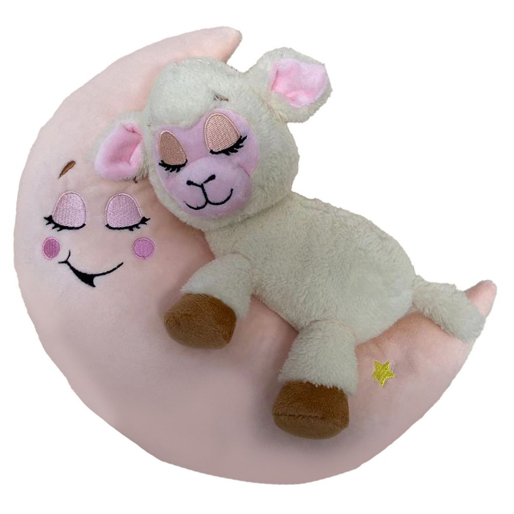 Jay@Play Happpy Nappers: Lullabrites Lights & Sounds Plush Moon
