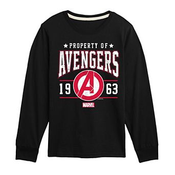 Boys 8-20 Marvel Avengers Property Of Avengers Long Sleeve Graphic Tee