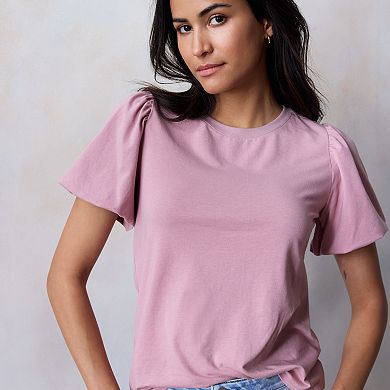 Women's LC Lauren Conrad Bubble Sleeve Top